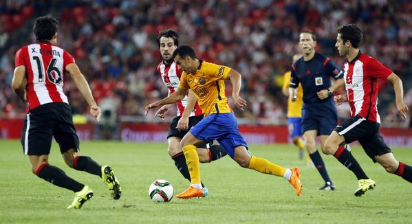 Athletic golea al Barcelona en la ida de la Supercopa de España ...
