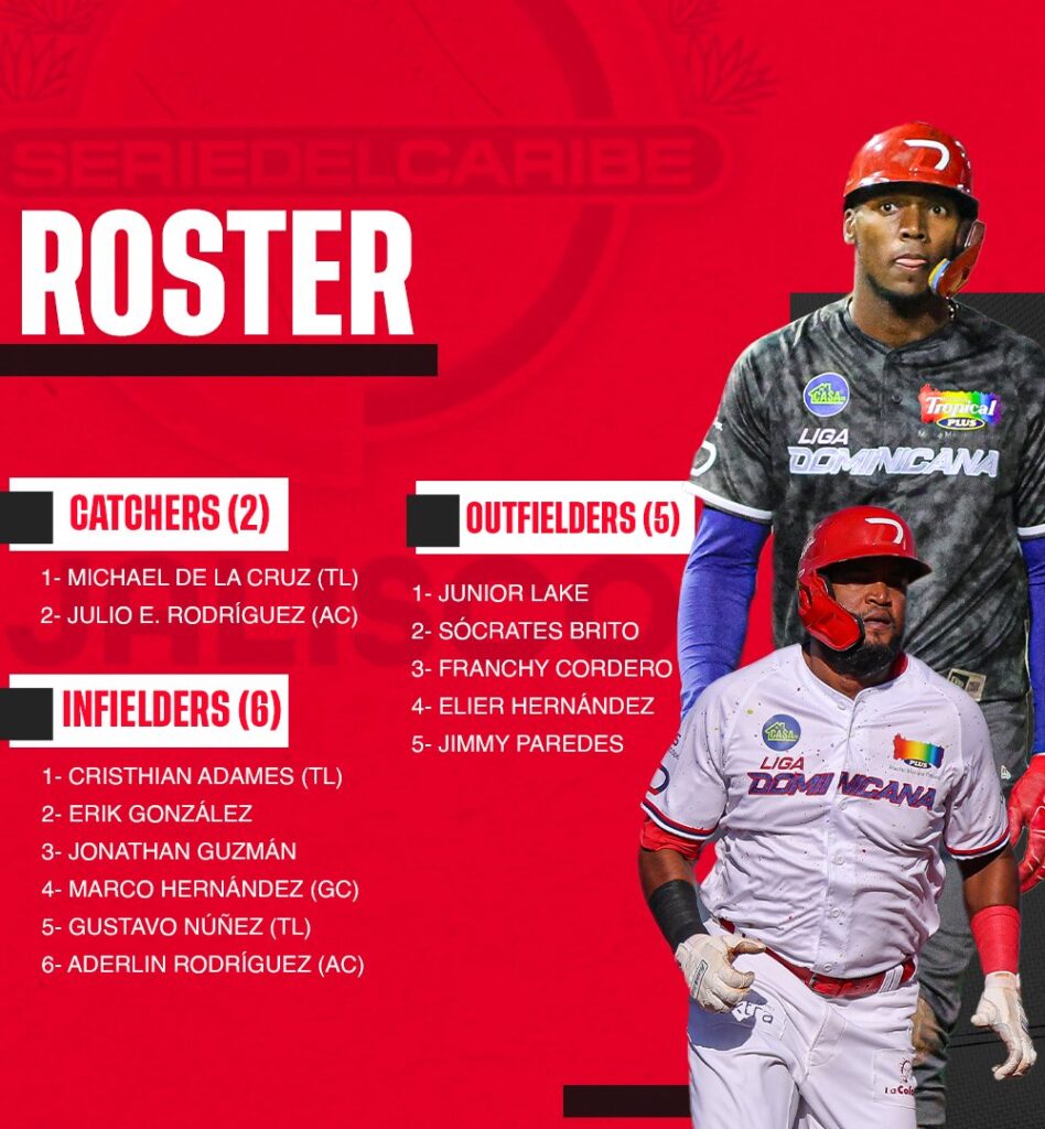 Escogido define el roster de Dominicana para Serie del Caribe ...